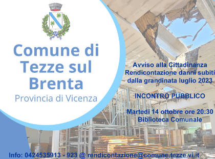 CONTRIBUTI PER I DANNI CAUSATI DAL MALTEMPO DELL’ESTATE 2023 CONTRIBUTI PER I DANNI CAUSATI DAL MALTEMPO DELL’ESTATE 2023