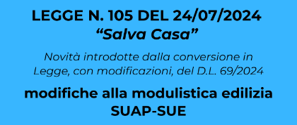 Aggiornamento Modulistica Edilizia SUAP/SUE Aggiornamento Modulistica Edilizia SUAP/SUE