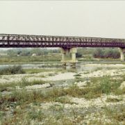 1976 - Il ponte con la terza capriata (foto Archivio Comunale)